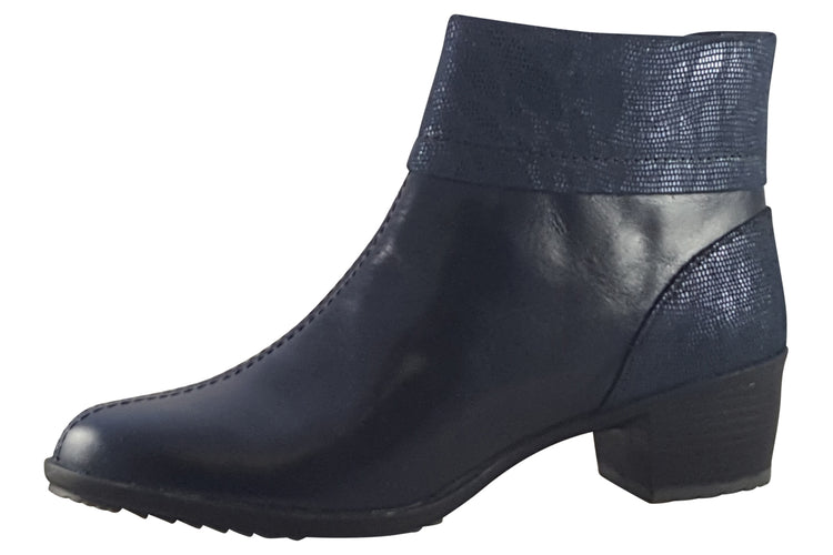 Suave Paula 6060 E Navy Womens Boots