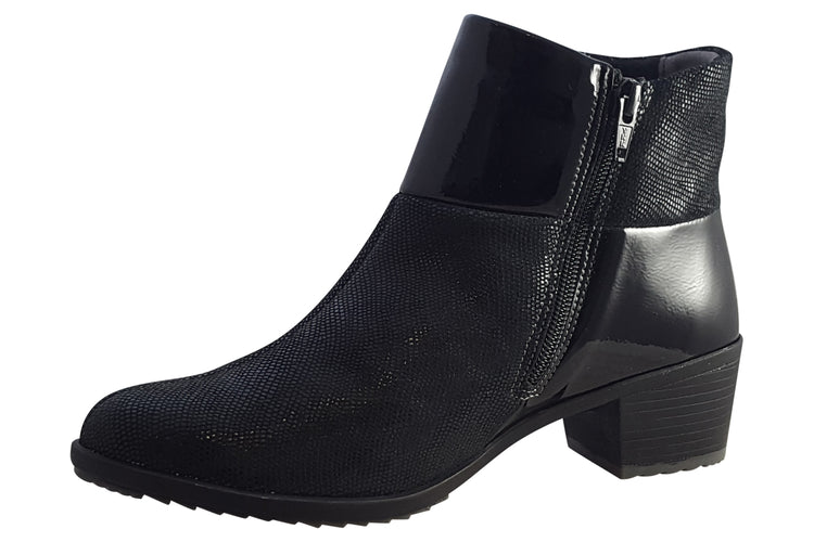 Suave Pauline 6040 E Black Multi Womens Boots