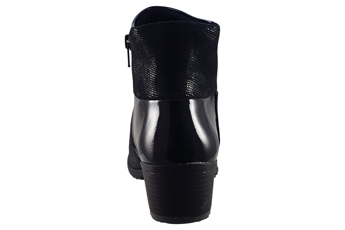 Suave Pauline 6040 E Black Multi Womens Boots