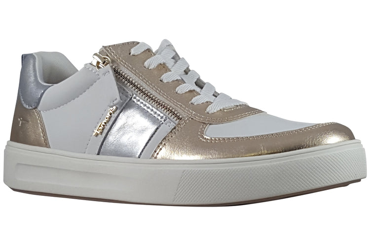 Tamaris Comfort Sully 83703-44 Gold/Silver Womens Fashion Trainers
