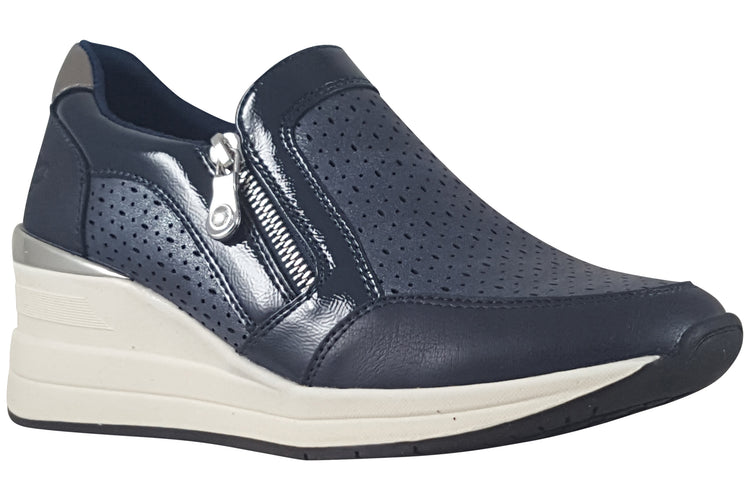 Susst Bianca 25 Navy Womens Fashion Trainers