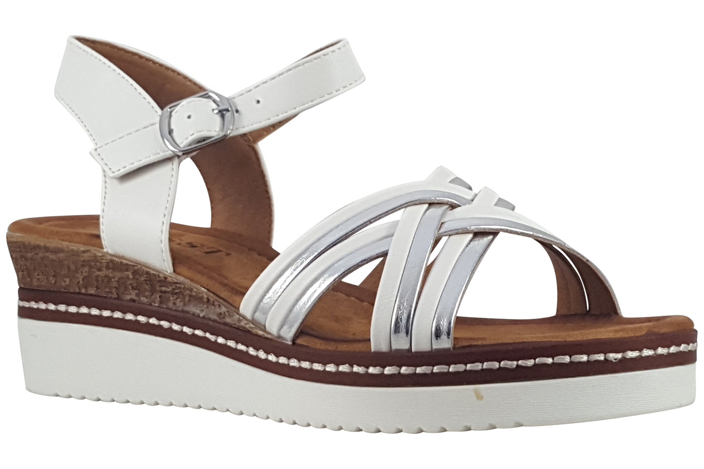 Susst Lily 25 White Womens Sandals