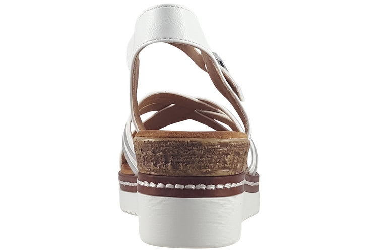 Susst Lily 25 White Womens Sandals
