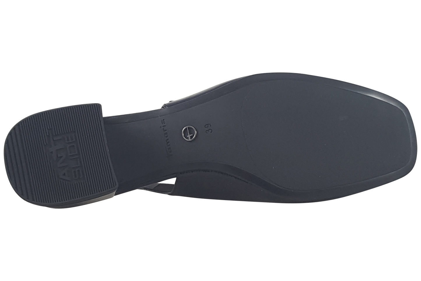 Tamaris Alice Black Patent womens shoes sole
