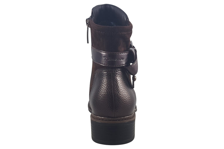 Tamaris Charlene 25425-43 Mocca Met Womens Boots