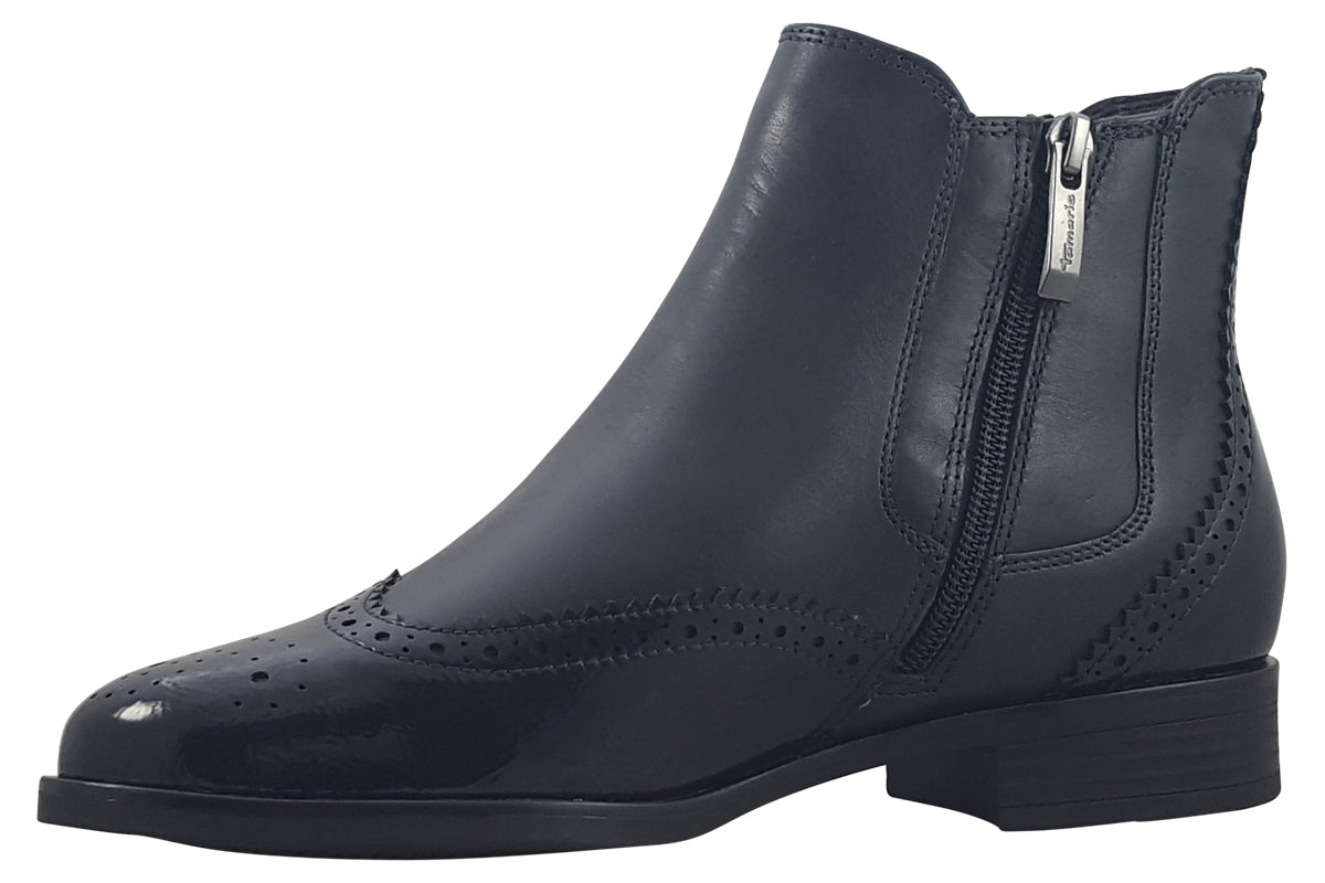 Tamaris-Dolly-Navy-womens-boots-left