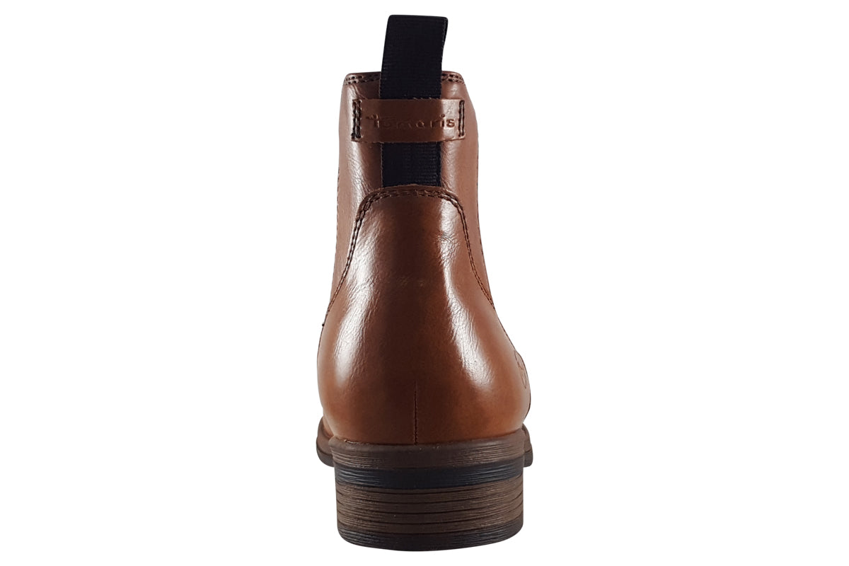 Tamaris Lesley Cognac womens boots back