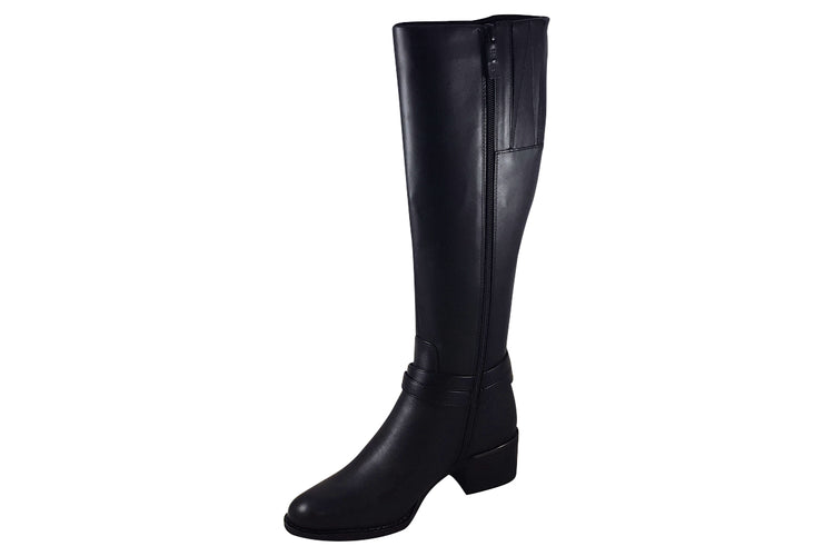Tamaris Pom-Pom 25501-29 Black Womens Boots