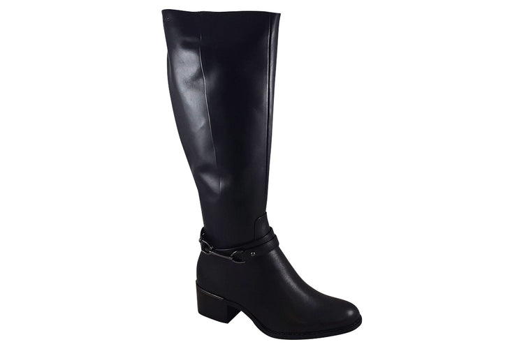 Tamaris Pom-Pom 25501-29 Black Womens Boots