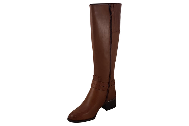 Tamaris Pom-Pom 25501-29 Cognac Womens Boots