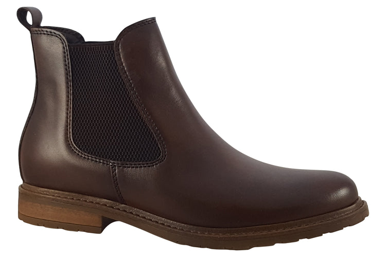 Tamaris Prune 25056-29 Muscat Leather Womens Boots