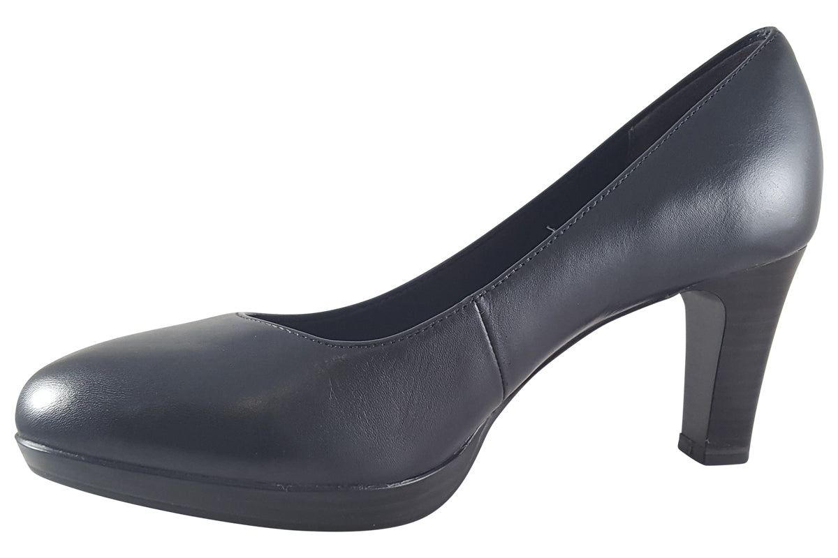 Tamaris Sammette Navy womens shoes left