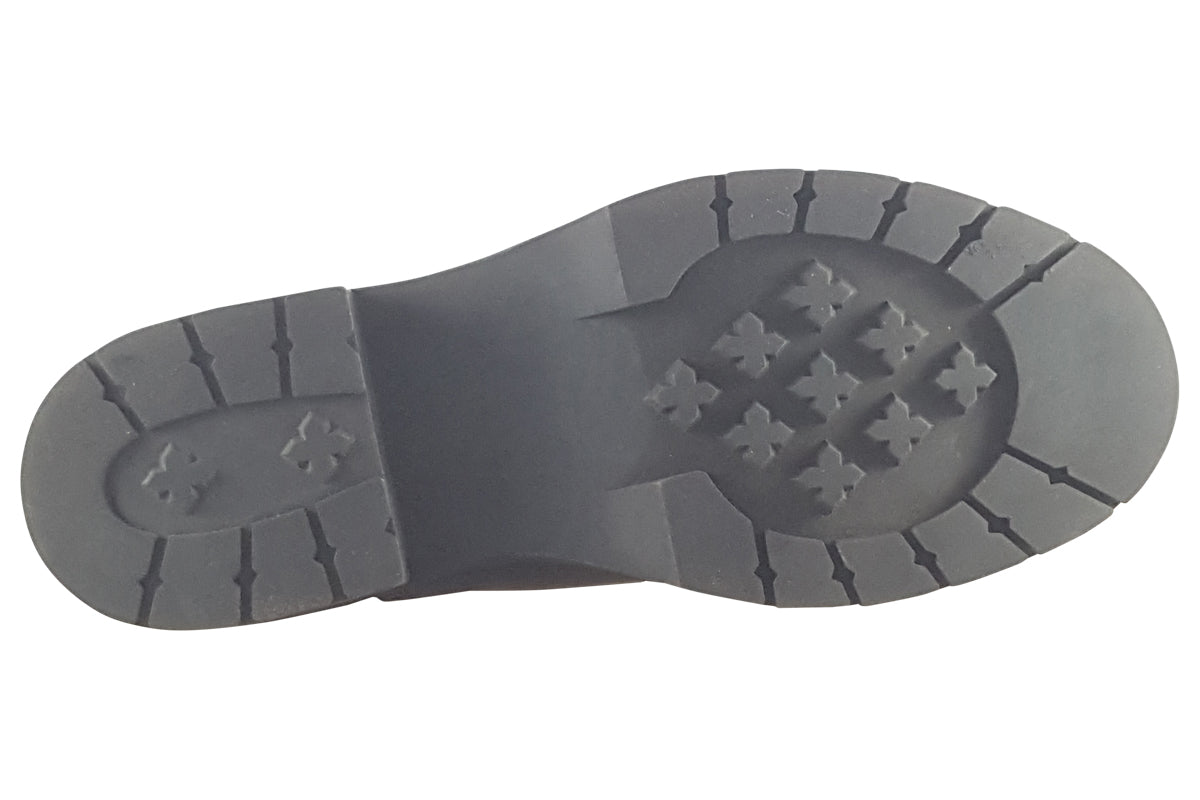 TEDS Aston Onyx Leather Girls School Shoes