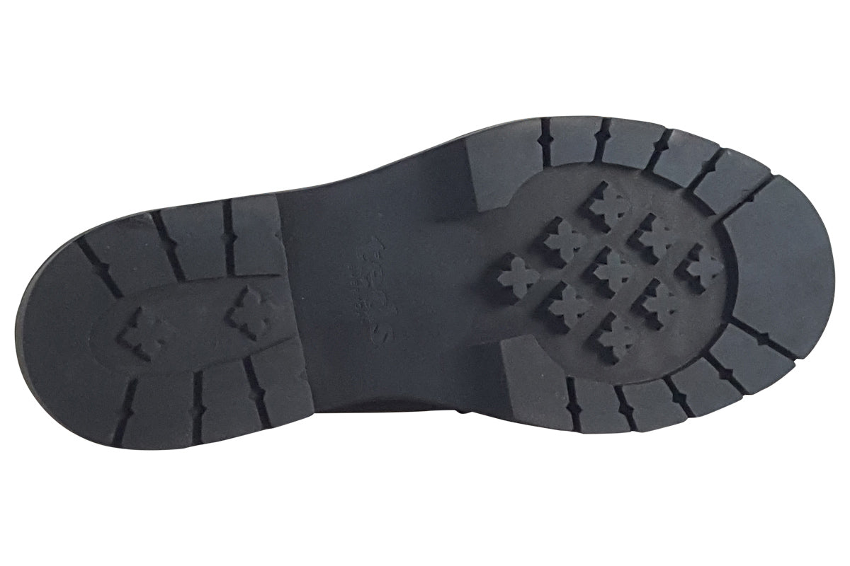 TEDS Brunel Onyx Girls School Shoes