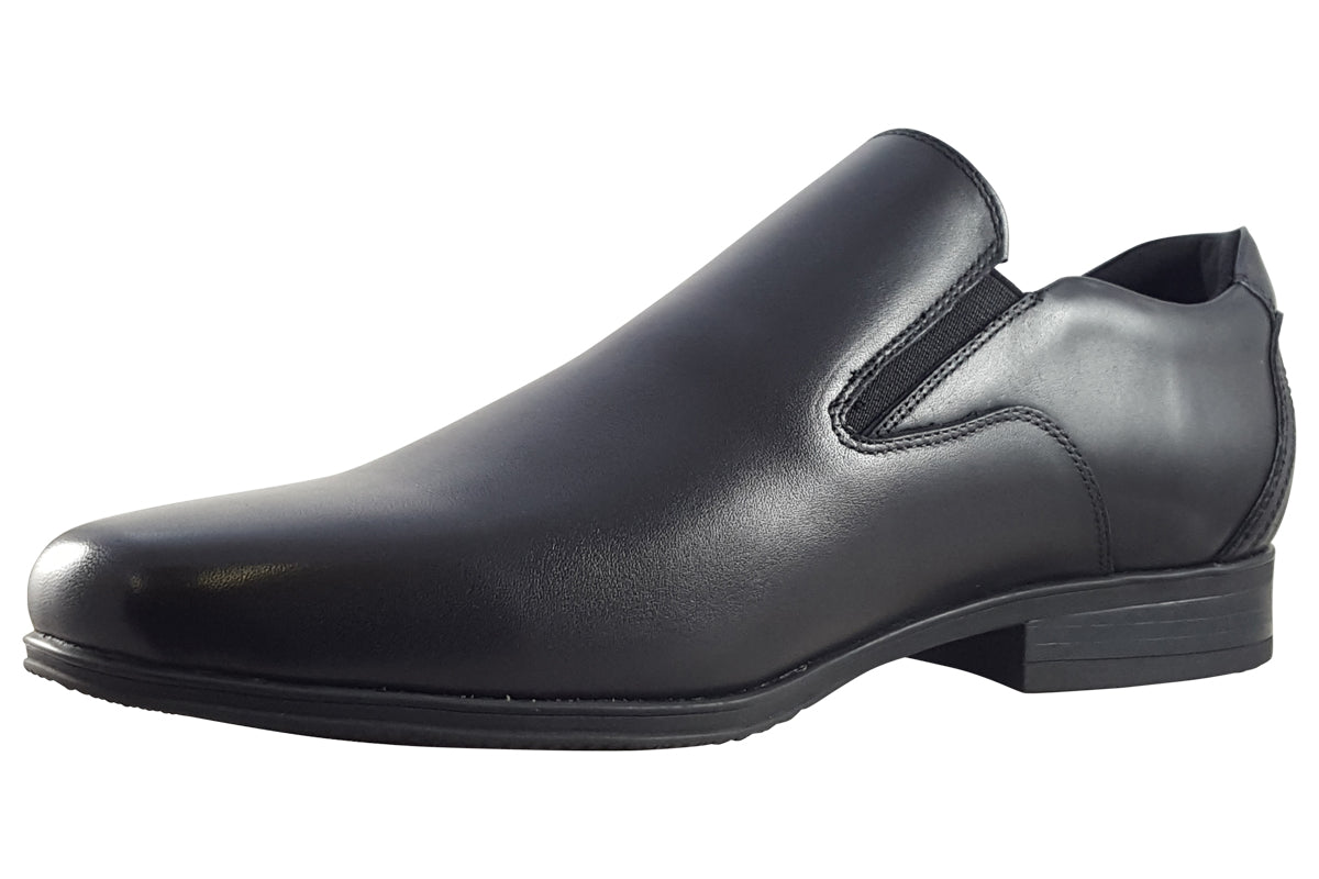 TEDS Cardiff Slip Black Mens Shoes