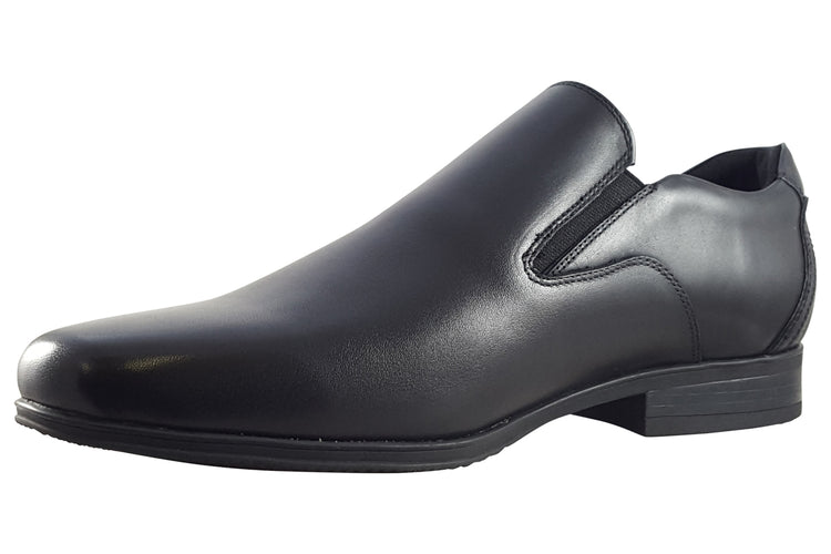 TEDS Cardiff Slip Black Mens Shoes