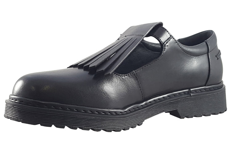 TEDS Cybele Onyx Girls School Shoes