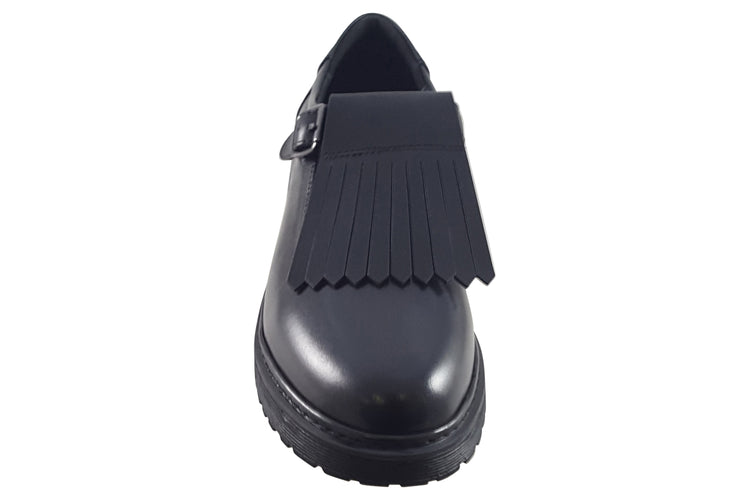 TEDS Cybele Onyx Girls School Shoes