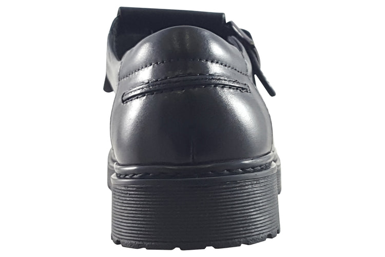 TEDS Cybele Onyx Girls School Shoes