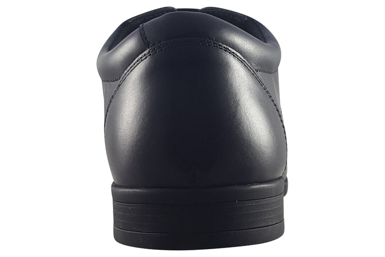 Term Footwear Thomas Lace Up Black Boys School Shoes