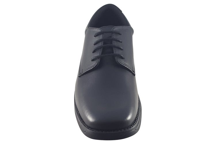 Term Footwear Tyson Clerk (W) Black Boys School Shoes