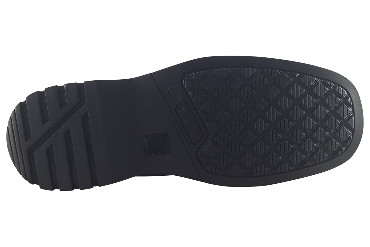 Term Footwear Tyson Clerk (W) Black Boys School Shoes