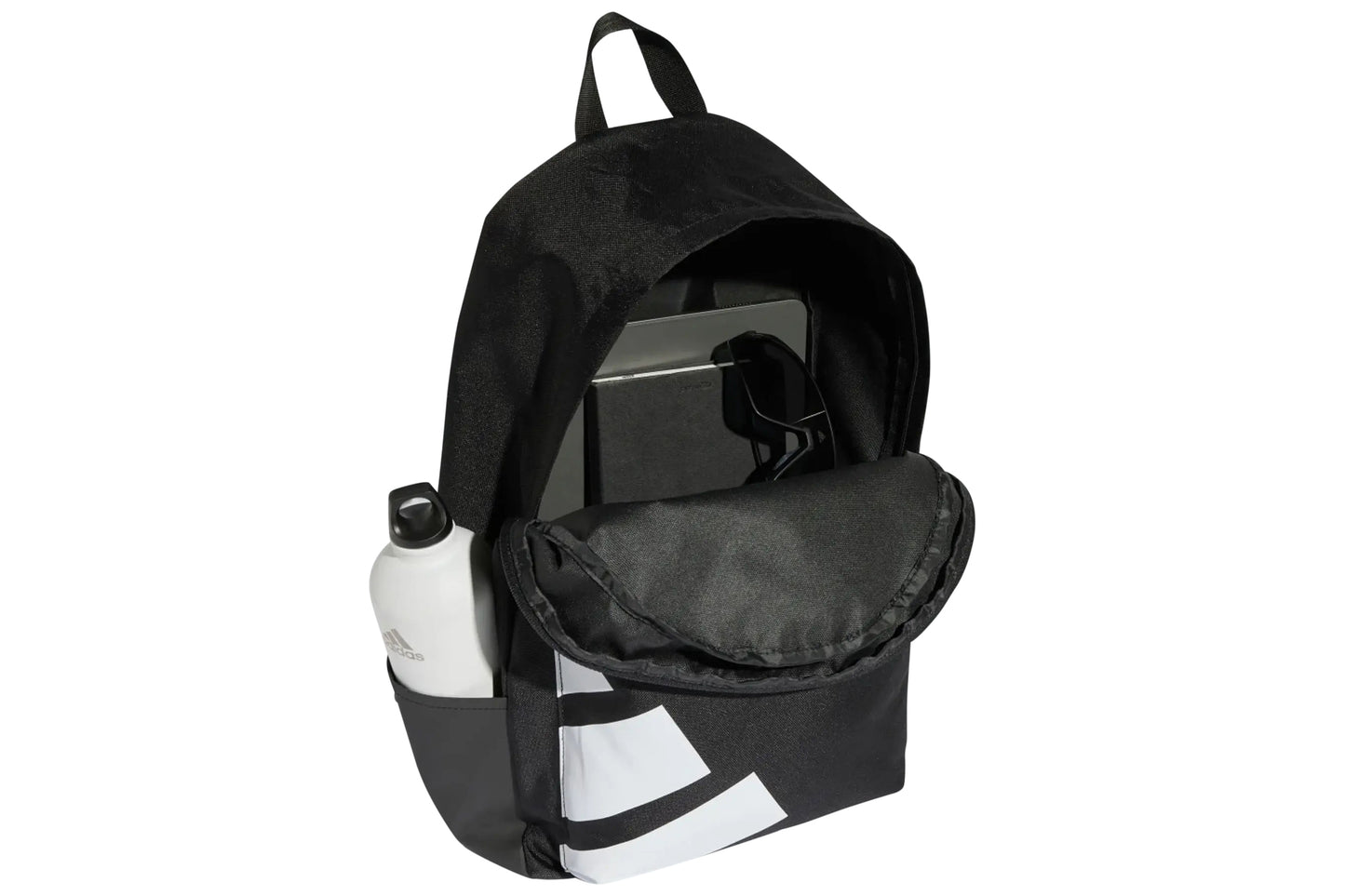 adidas classic bars JG1527 school bag black white right