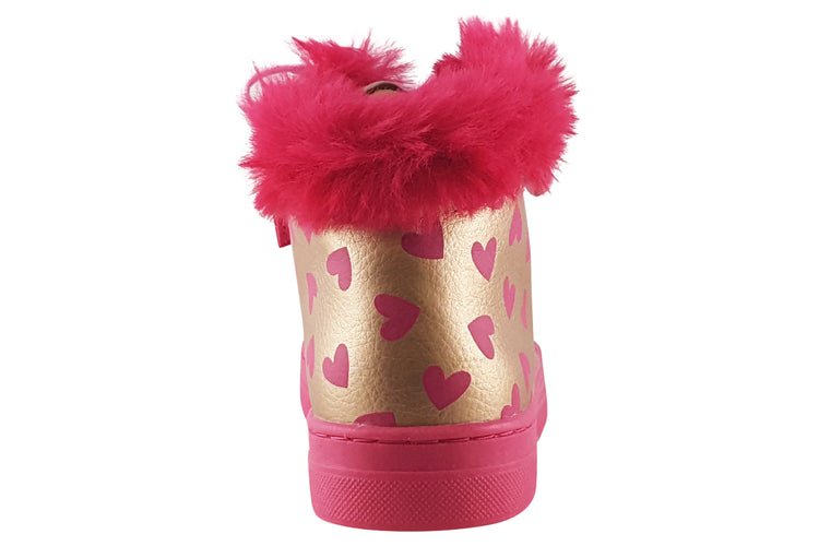 Agatha Betty Fluff 221941A Gold Girls Boots