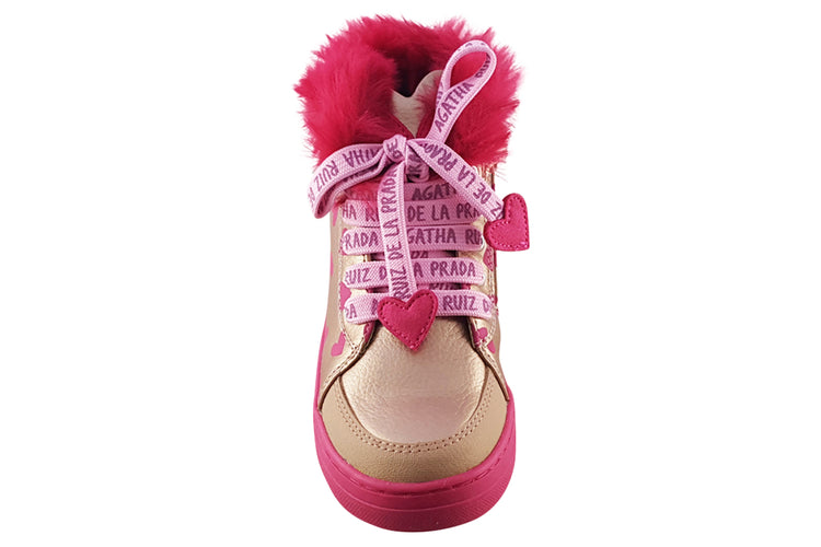 Agatha Betty Fluff 221941A Gold Girls Boots