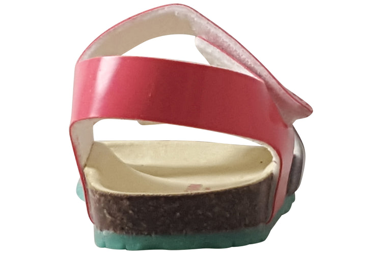 Agatha Heart Sdl 262976A Fuchsia/Silver Girls Sandals