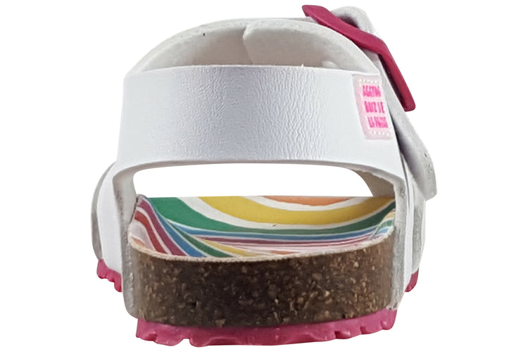Agatha SDL 242938A White/Multi Girls Sandals