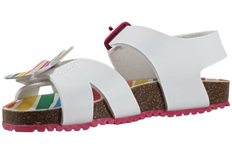 Agatha SDL 242938A White/Multi Girls Sandals