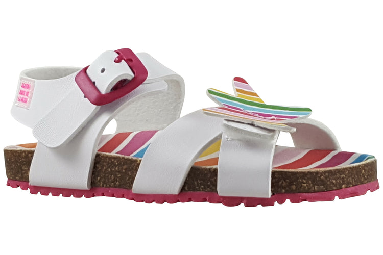 Agatha SDL 242938A White/Multi Girls Sandals