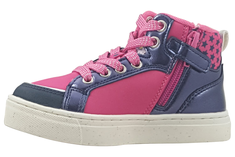 Agatha Botty 241955A Blue/Pink Girls Boots