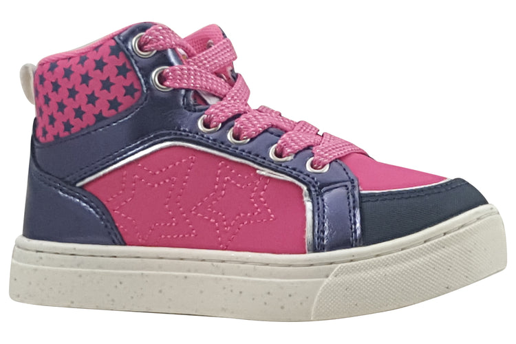 Agatha Botty 241955A Blue/Pink Girls Boots