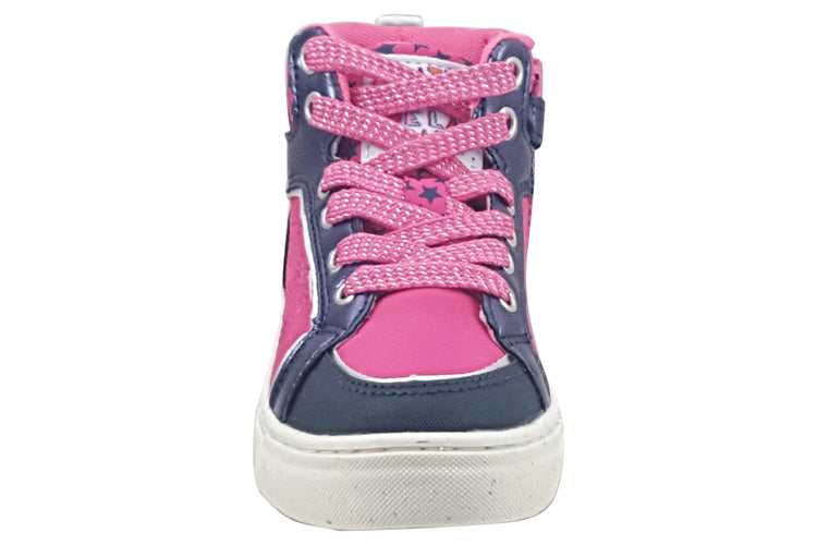 Agatha Botty 241955A Blue/Pink Girls Boots