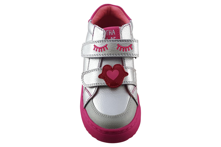 Agatha Lucky Lashes 221911B Silver Girls Boots