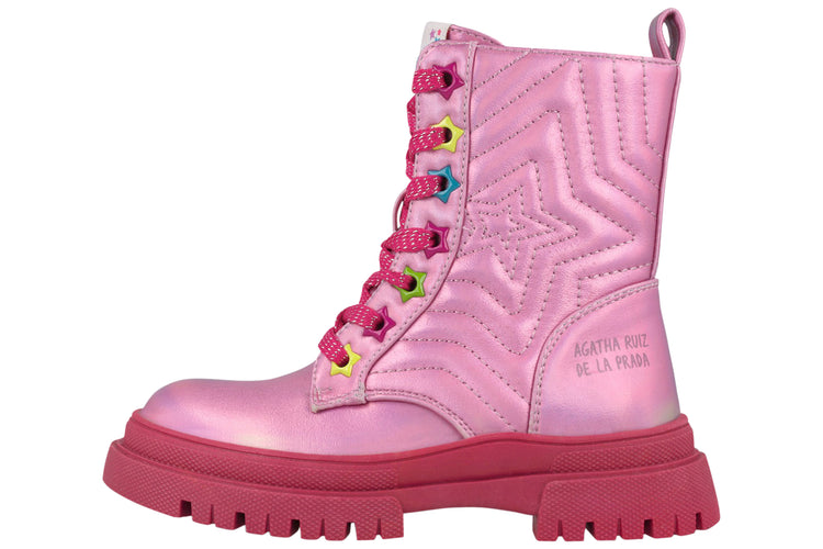 Agatha Metalizado 251969B Pink Girls Boots