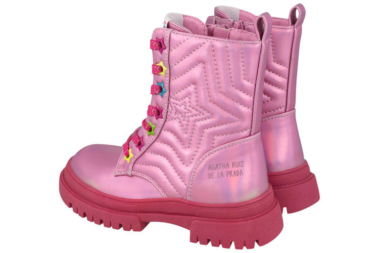 Agatha Metalizado 251969B Pink Girls Boots