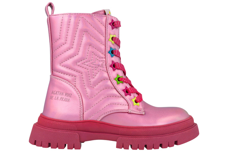 Agatha Metalizado 251969B Pink Girls Boots