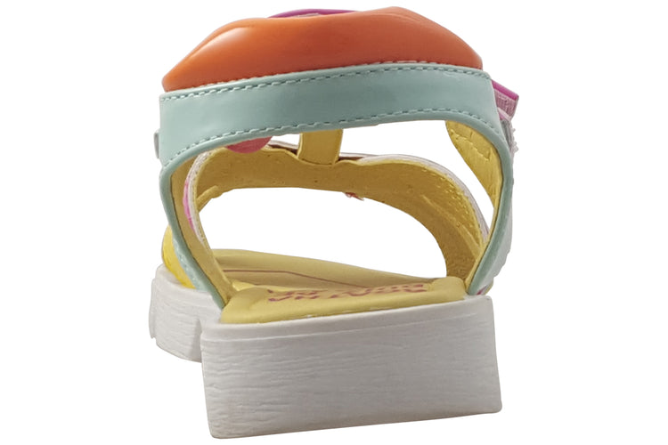 Agatha Smile SDL 242972A Yellow/Multi Girls Sandals