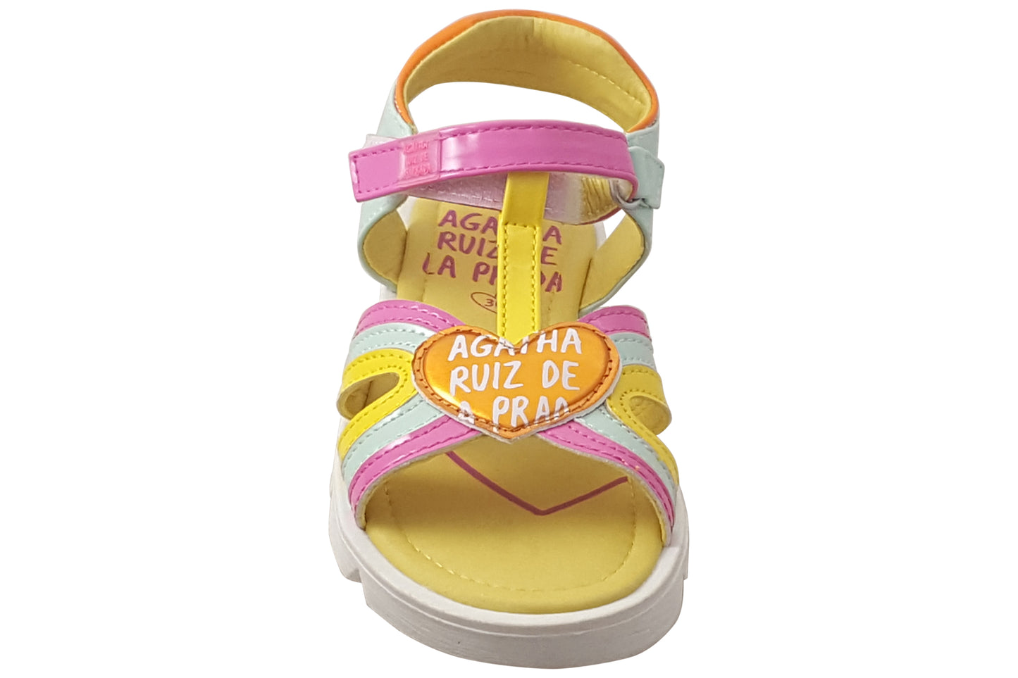 Agatha Smile SDL 242972A Yellow/Multi Girls Sandals