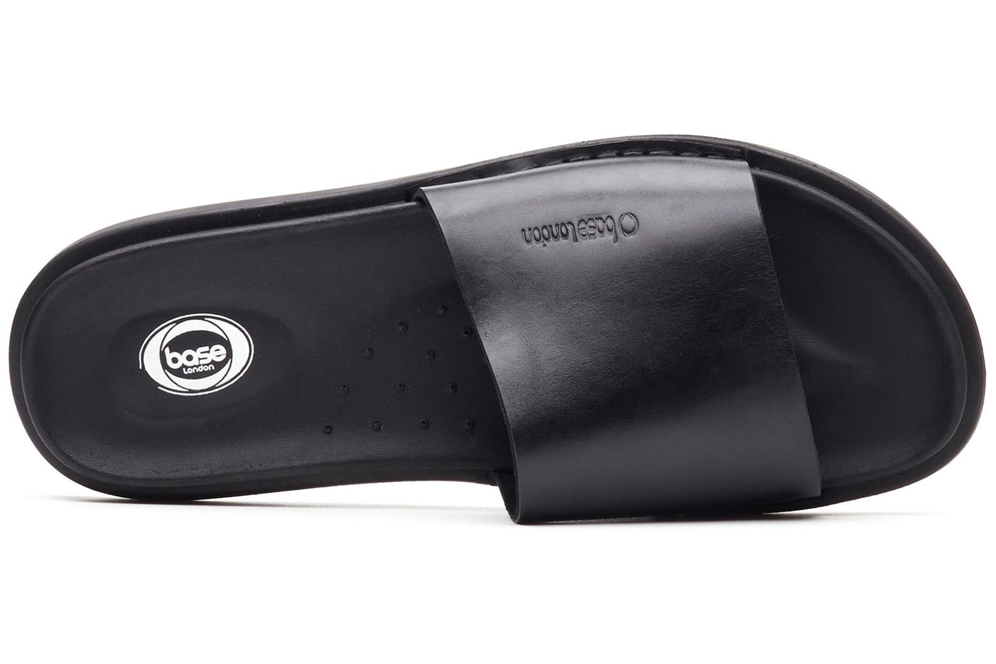 Base London Albany Black Mens Sandals