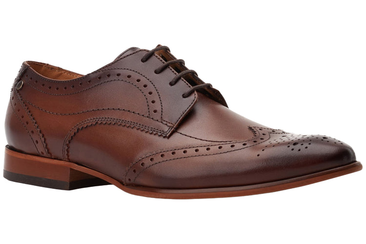 Base London Barbera Waxy Brown Mens Shoes