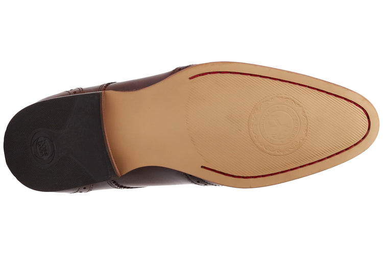 Base London Barbera Waxy Brown Mens Shoes