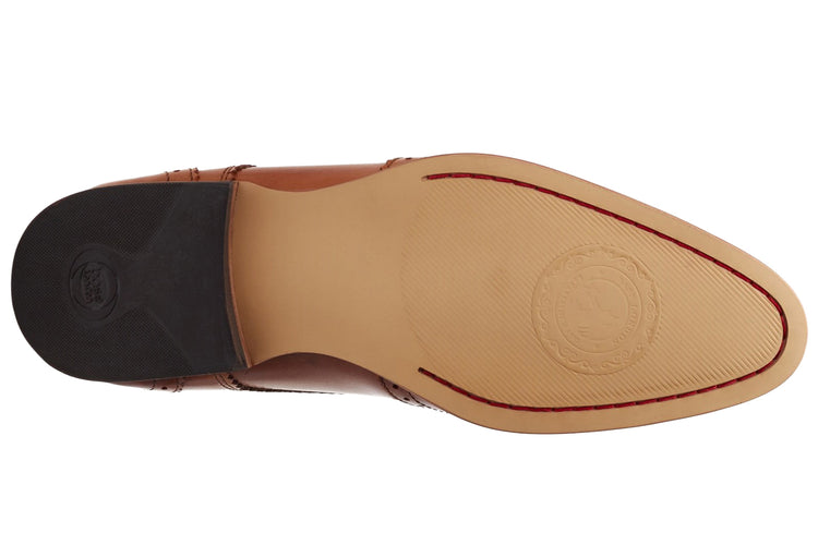 Base London Barbera Waxy Tan  Mens Shoes