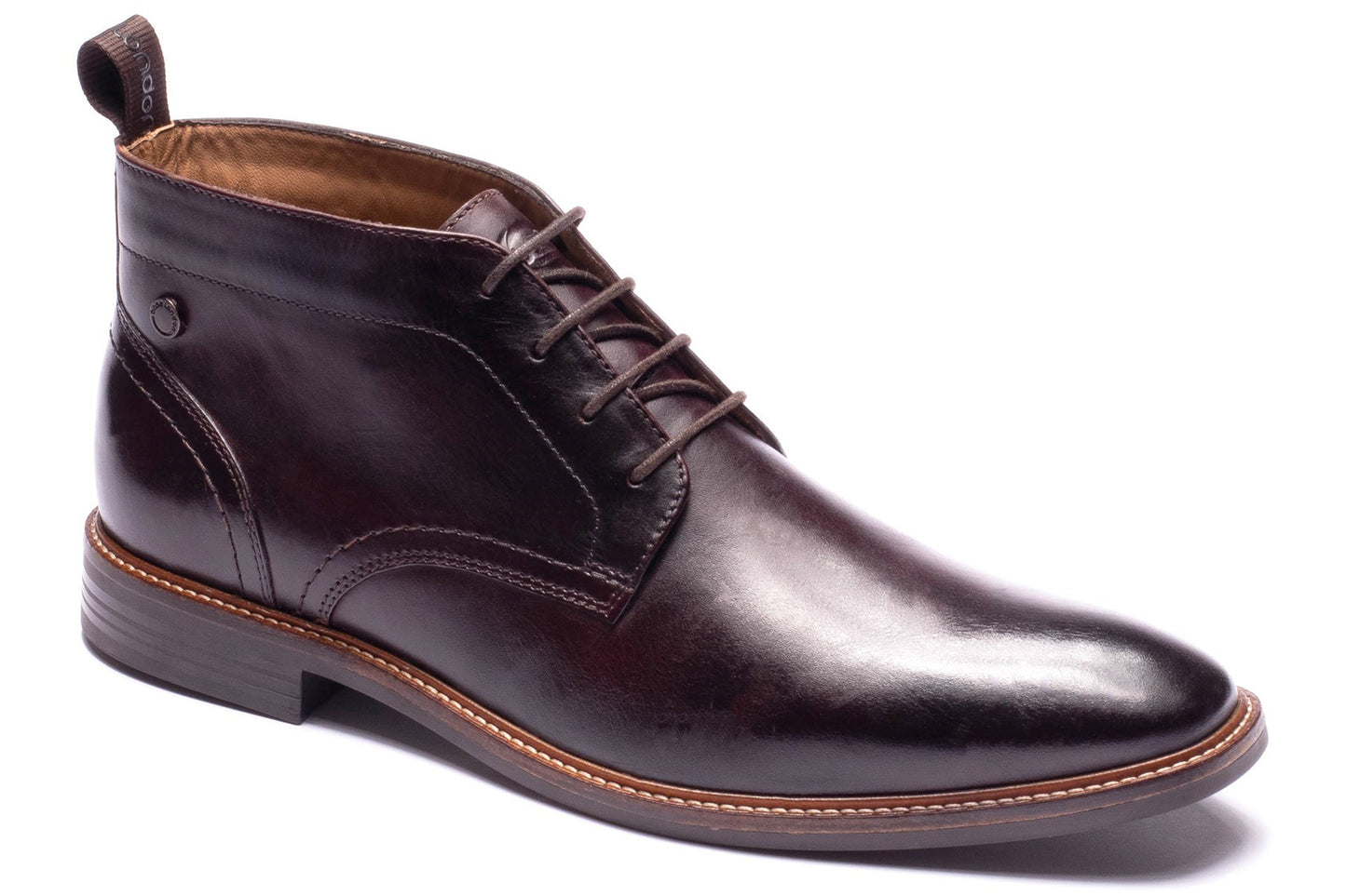 Base London Belgrave Washed Brown Mens Boots
