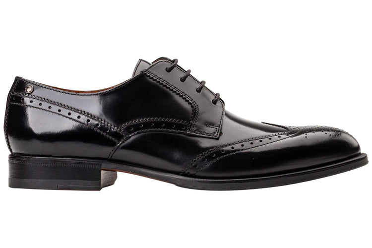 Base London Bell Hi Shine Black Mens Shoes