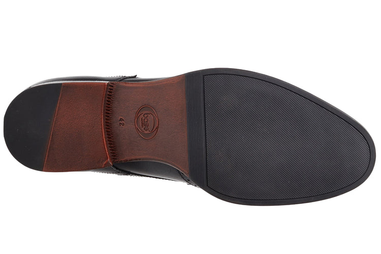 Base London Bell Waxy Black Mens Shoes