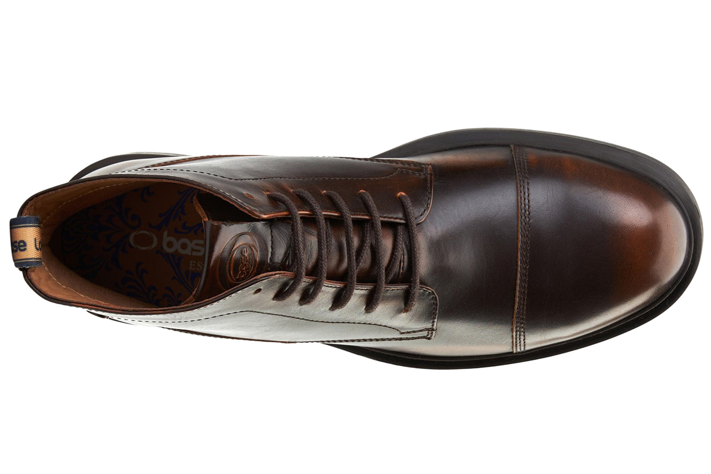 Base London Boulton Rub Off Brown Mens Boots